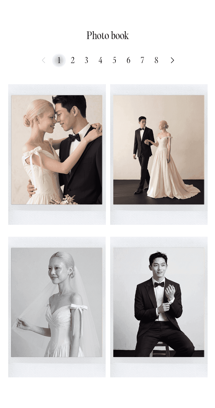 Archive Book
폴라로이드로 꾸미는 포토북 예시