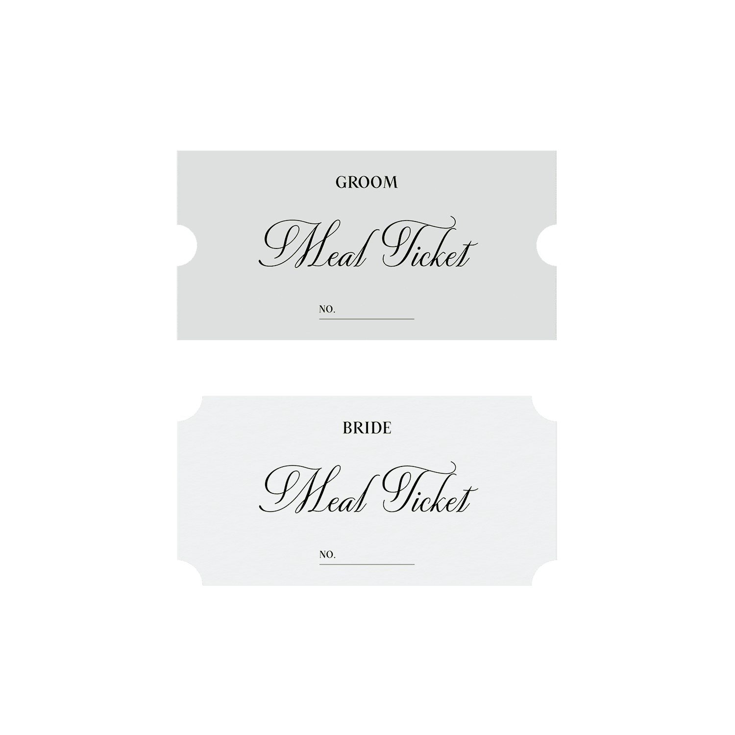 Meal Ticket <001> 50ea